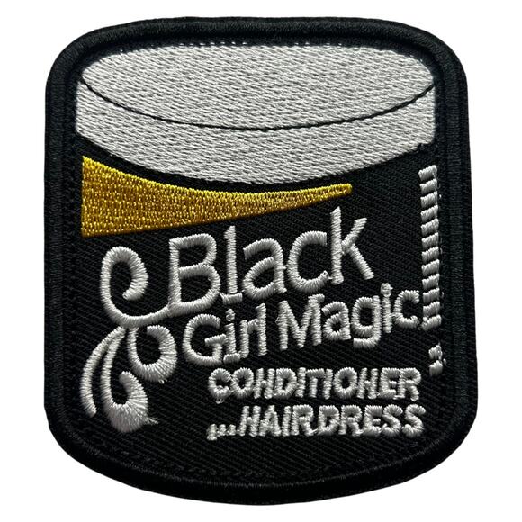 Black Girl Magic Grease Iron On Patch - Picture 2 of 3